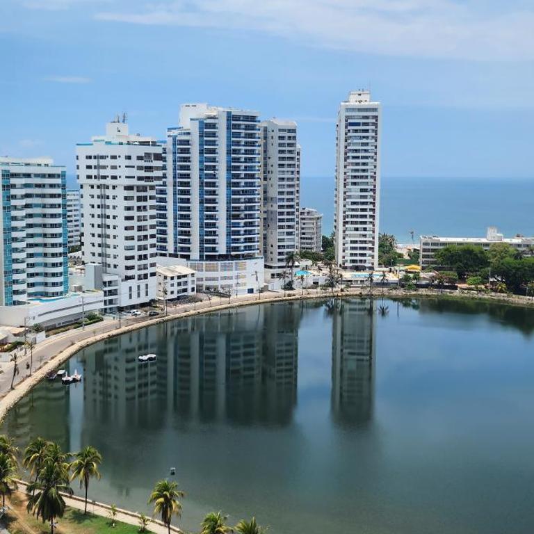 Cartagena apto de 2 habitaciones piso 15 cerca a la playa - Apartamento de 2 dormitorios - 18