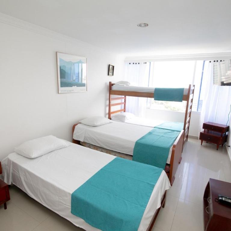 Cartagena apto de 2 habitaciones piso 15 cerca a la playa - Apartamento de 2 dormitorios - 4