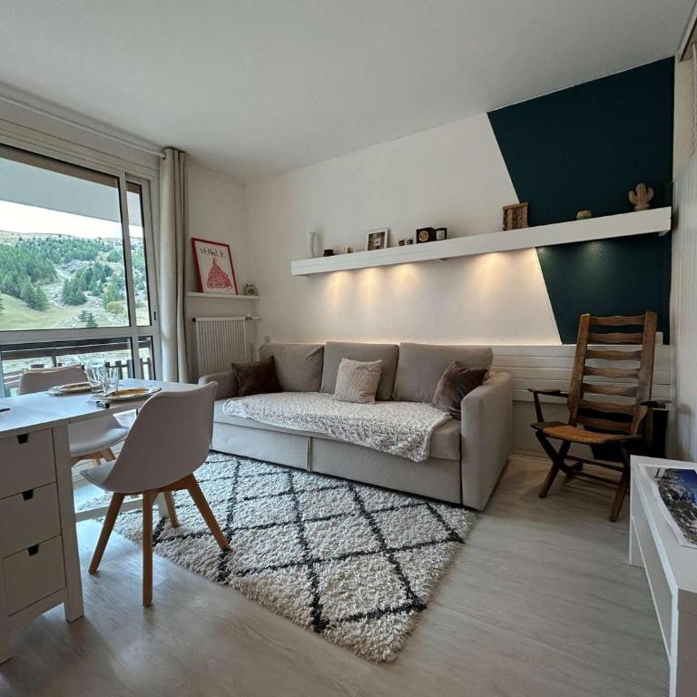 Studio cosy pour 4 pers. à 50m des pistes avec Wi-Fi et parking, Le Dévoluy - Appartement 1 Chambre - 1