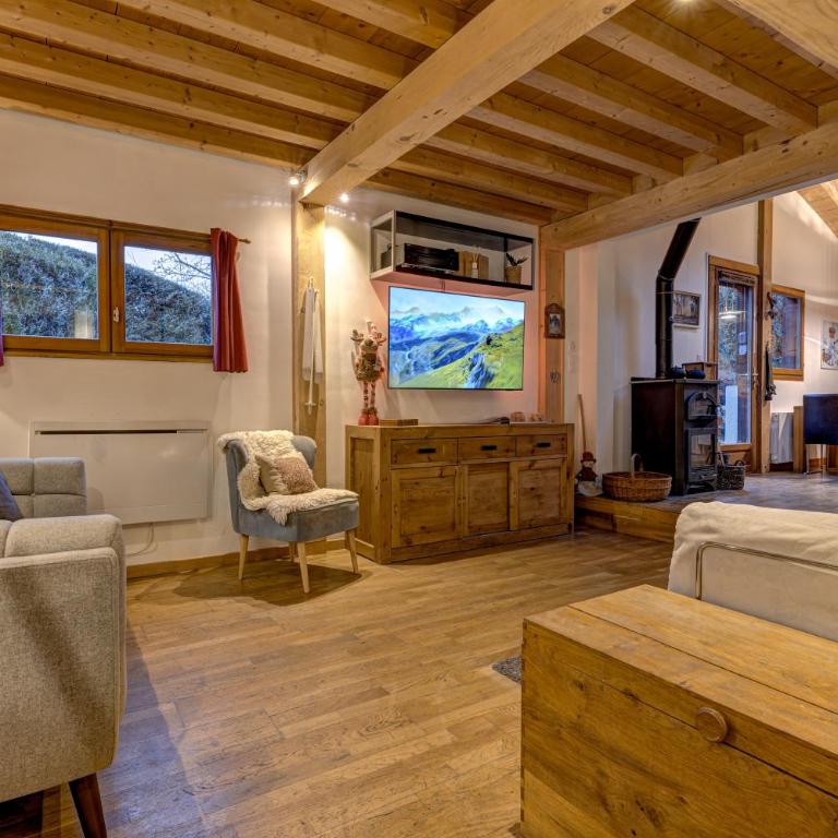 Tiki Lodge - hot tub & sauna - Chalet mit 3 Schlafzimmern (6 Personen) - 42