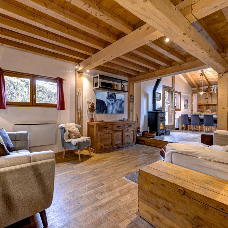 Tiki Lodge - hot tub & sauna - Chalet mit 3 Schlafzimmern (6 Personen) - 22