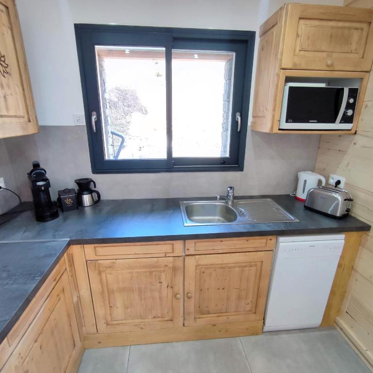 Le Bois Cosy appartement 4 étoiles 6 personnes, ACCES SKI ALPE D'HUEZ GRAND DOMAINE A 3 K M - Appartement 2 Chambres - Vue sur Lac - 74