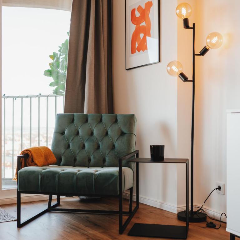Studio CLOUD 21 Augsburgs atemberaubendster Ausblick - Apartment mit 1 Schlafzimmer - 2