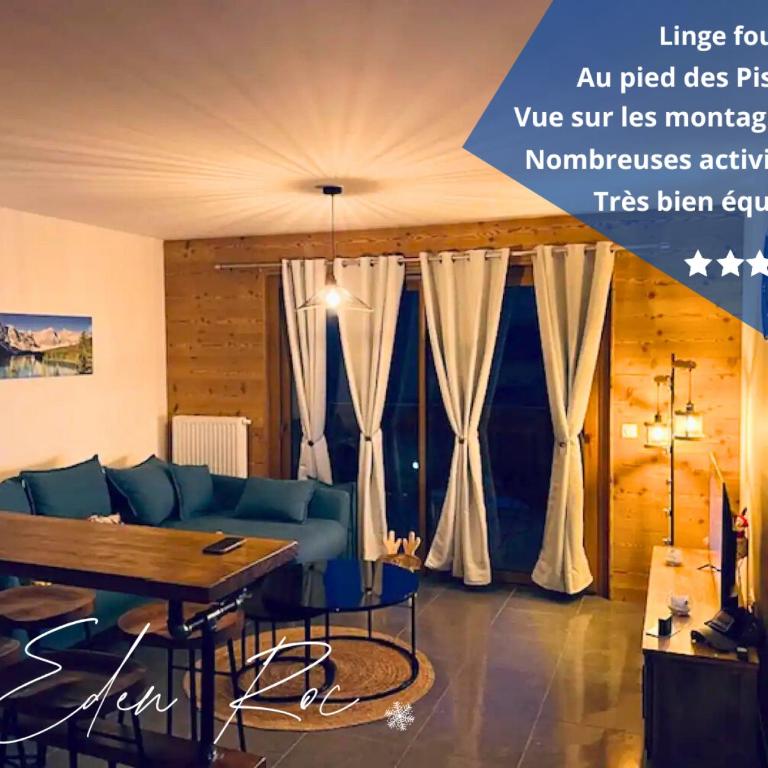 L'Eden Roc - Au pied des pistes, vue sur la vallée - Appartement 2 Chambres - 7
