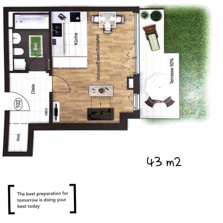 Urban Garden Retreat in Munich South - Apartamento de 1 dormitorio - 13