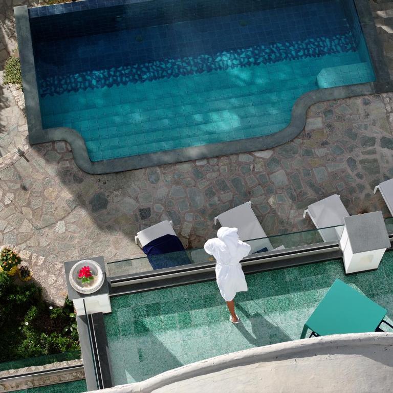Villa L'Ara - Camera Matrimoniale Deluxe con Balcone e Vista Mare - 16
