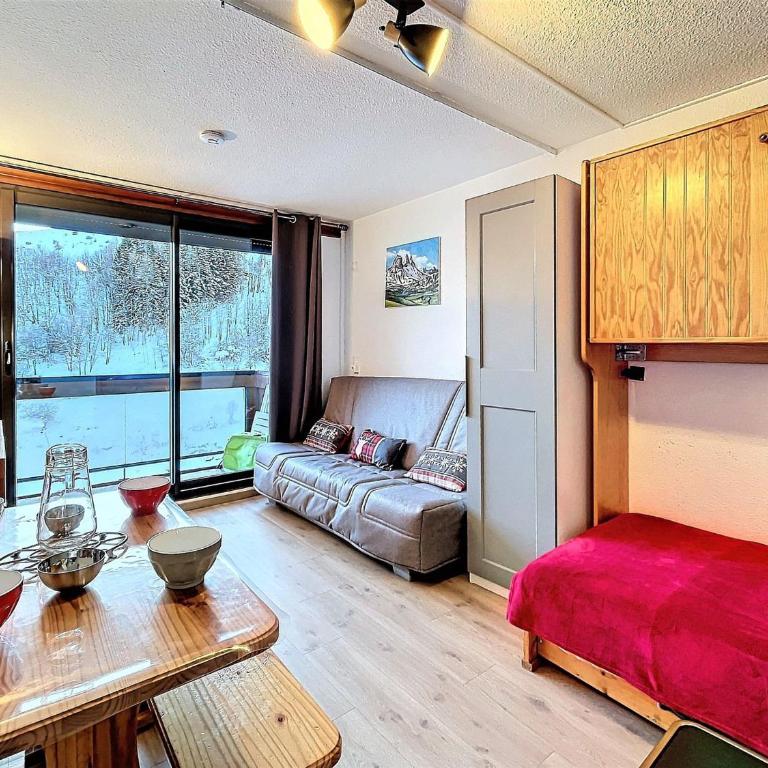 Studio lumineux 4 pers, skis aux pieds, balcon, WIFI - Studio - 1