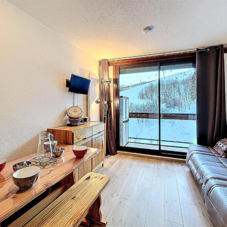 Studio lumineux 4 pers, skis aux pieds, balcon, WIFI - Studio - 5