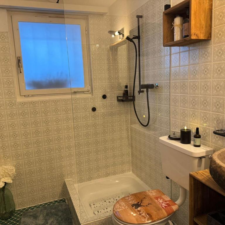 Exklusives Berg-Bijou mit Bergblick mit privaten Wellnessbereich Hot Tube und Sauna -Hunde herzlich Willkommen mit eingezäunten Grundstück - Ferienhaus - 43