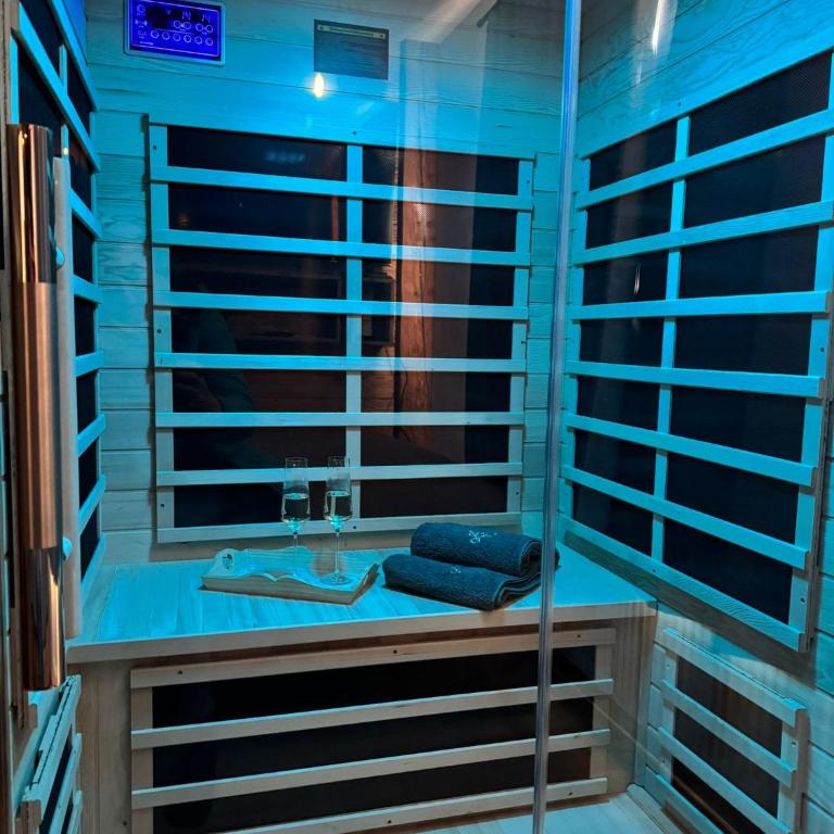 Exklusives Berg-Bijou mit Bergblick mit privaten Wellnessbereich Hot Tube und Sauna -Hunde herzlich Willkommen mit eingezäunten Grundstück - Ferienhaus - 49