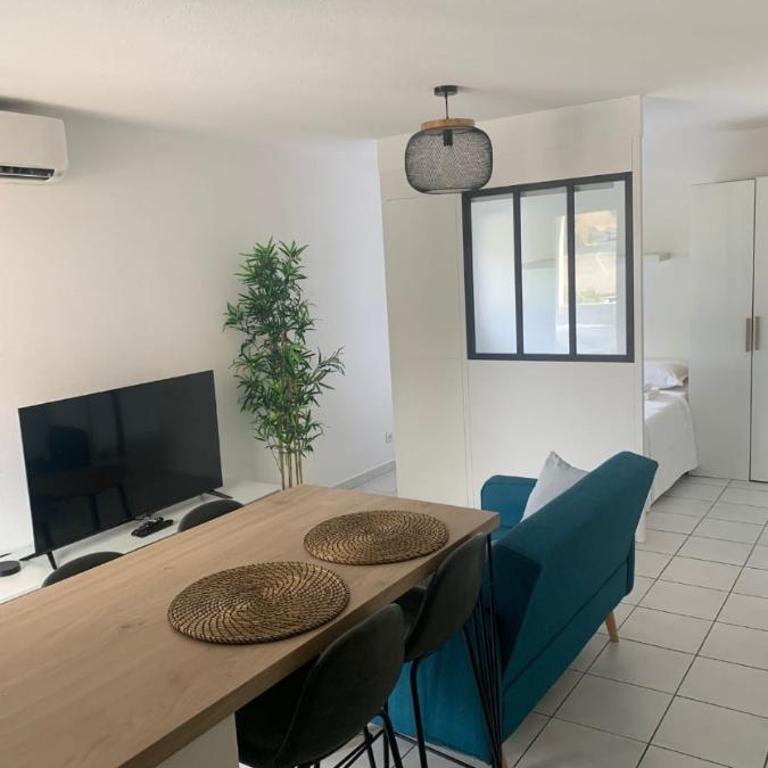 Studio avec coin nuit et garage - One-Bedroom Apartment - 16