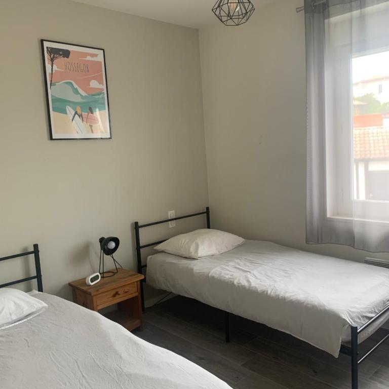 Hôtel La Cote d'Argent - Chambre Lits Jumeaux avec Douche - 2