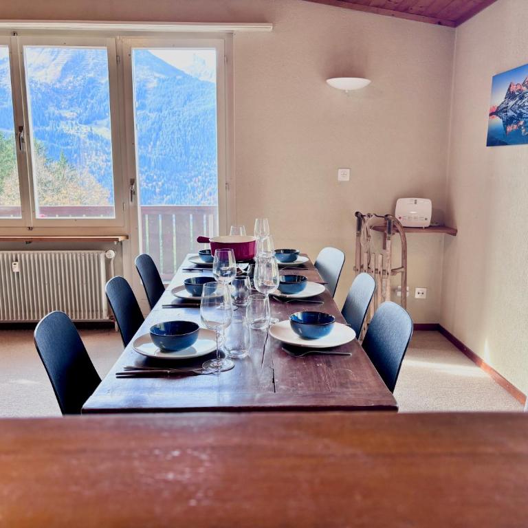 Jungfraujoch, Chalet Ski In&Out, Wengen, Valley view - Apartment mit 2 Schlafzimmern - 11