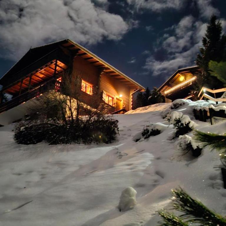 LA TZOUMAZ - VERBIER 4 Vallées - Grand Chalet 5 chambres, Ski IN/OUT, Sauna - Chalet - 1