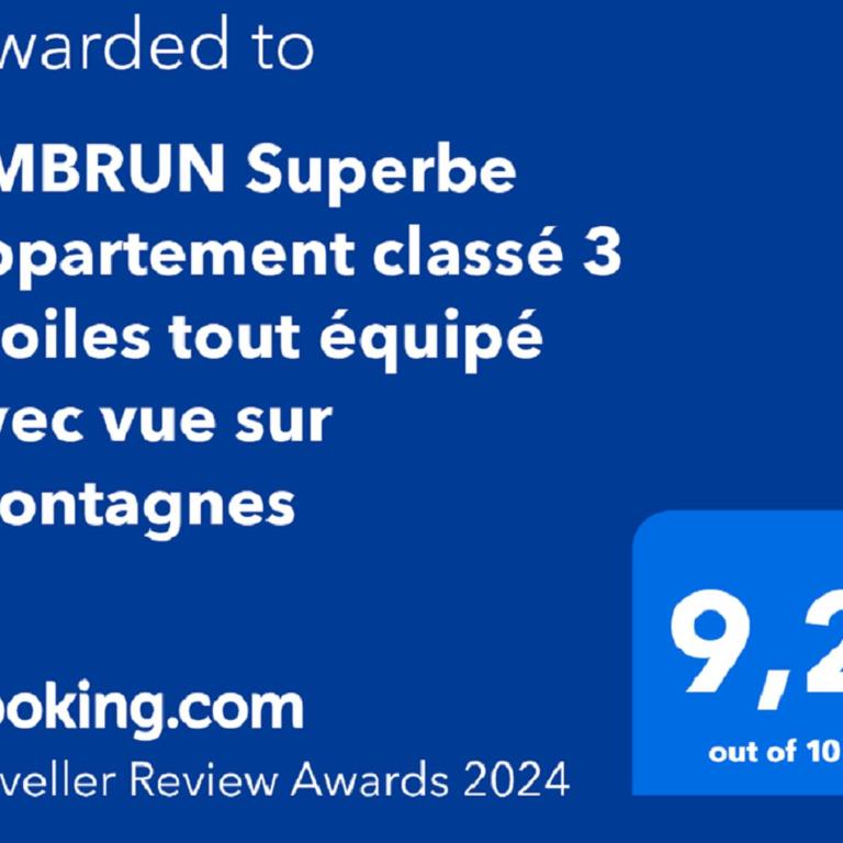 EMBRUN Superbe appartement classé 3 étoiles tout équipé avec vue sur montagnes - Appartement 1 Chambre - 2