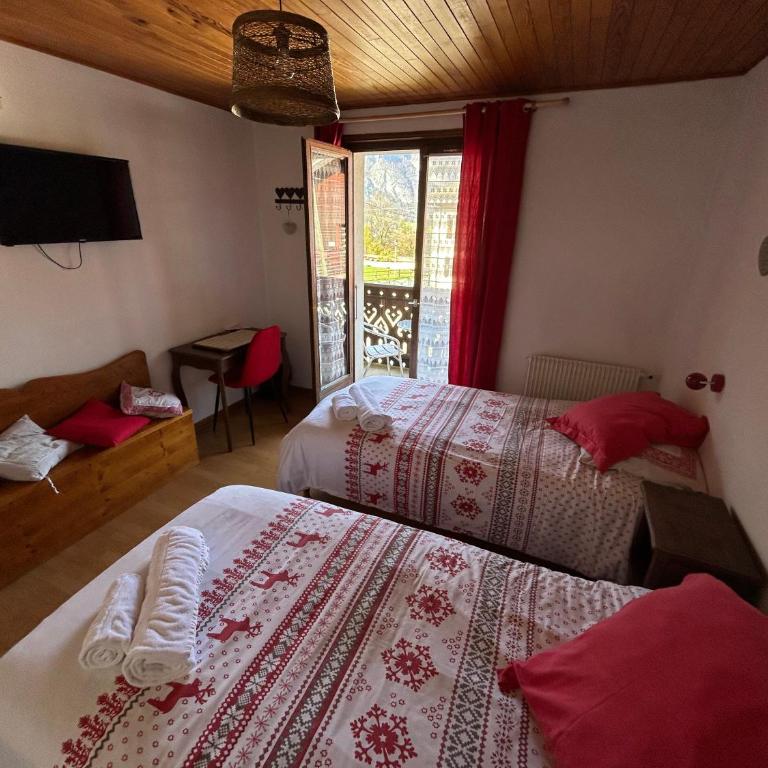 Les Tilleuls - Chambre Lits Jumeaux Standard - Vue sur Montagne - 5