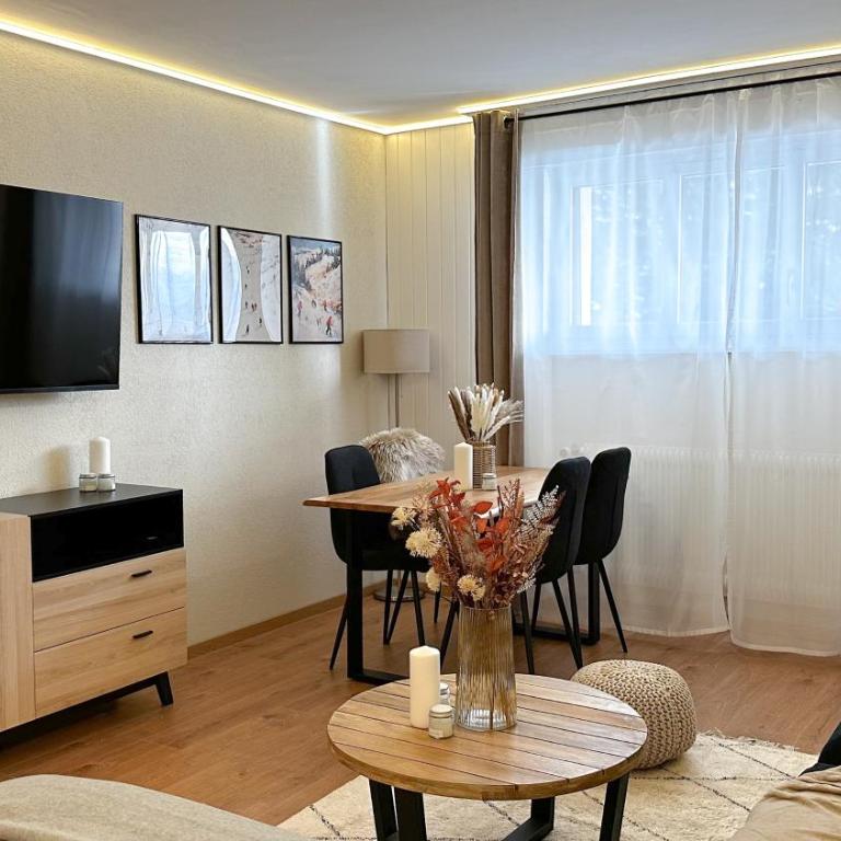 Grand studio au cœur de Crans et au pied des pistes - Appartement 1 Chambre - 3