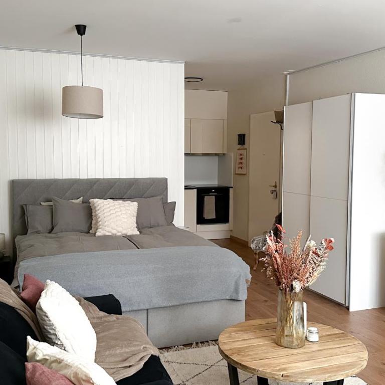 Grand studio au cœur de Crans et au pied des pistes - Appartement 1 Chambre - 5