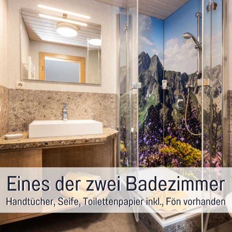 Biohof Burger, 3 sonnige Fewo, alle mit Balkon, Spielzimmer, Grillhütte, 7 km vor Oberstdorf - Apartment mit 2 Schlafzimmern - 14