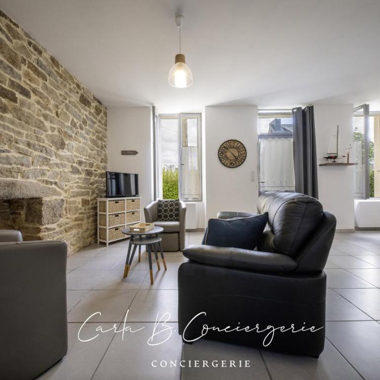 MAISON LE BONHEUR Concarneau 4 personnes - Maison 2 Chambres - 25