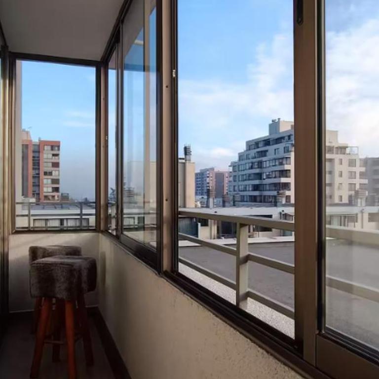 Depto nuevo equipado con insuperable conectividad Metro Ñuñoa - Apartamento de 1 dormitorio - 7