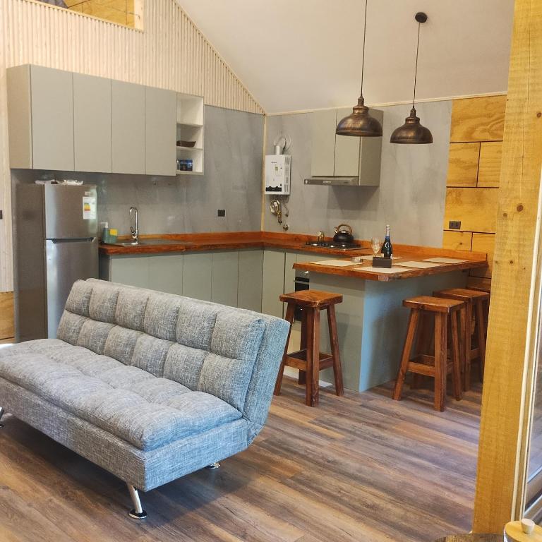 Cabaña en molco,entre Villarrica y Pucón - Casa Unifamiliar de 2 dormitorios - 56