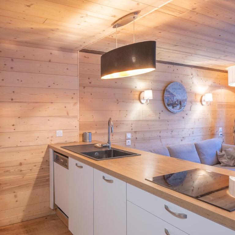 Chalet Alpe d'Huez 1850-Sea and Mountain Pleasure Avec 2 appartements- 1 Appartement 3 Chambres 8 Couchages - 3 Salles d'eau et 1 Appartement 5 Chambres 12 Couchages 5 Salles d'eau - Jacuzzi et Sauna -Pieds des Pistes et Centre - Appartement avec Balcon - 27