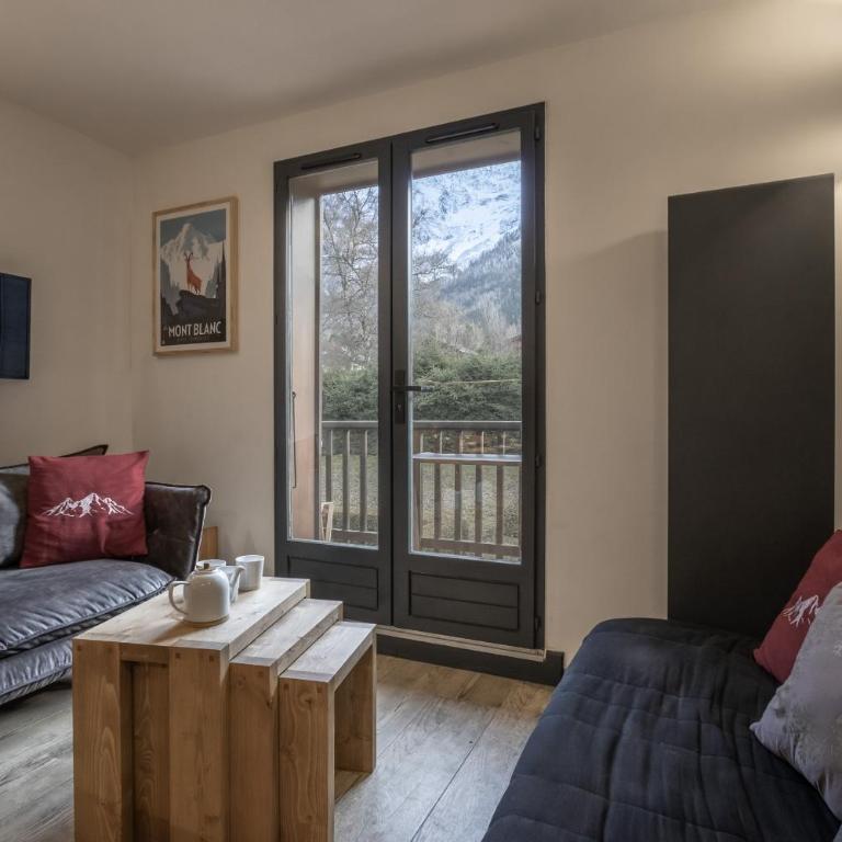 Kinabalu - Vue Mt Blanc Range Les houches center - Appartement 2 Chambres - 13