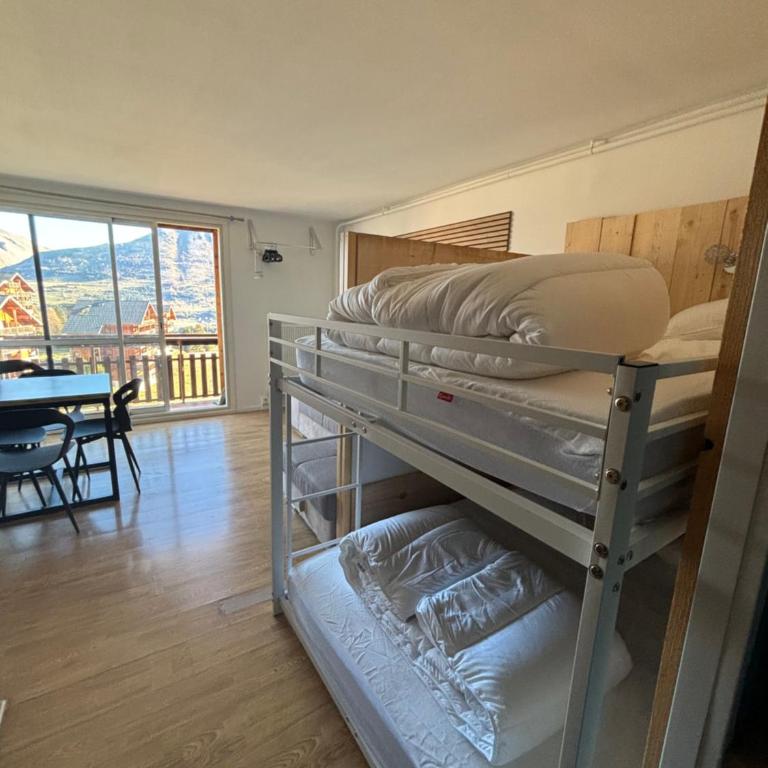2 Studios mitoyens à Superdévoluy - Evasion Bleu Canard - 13 couchages en tout - Appartement avec Vue sur la Montagne - 21