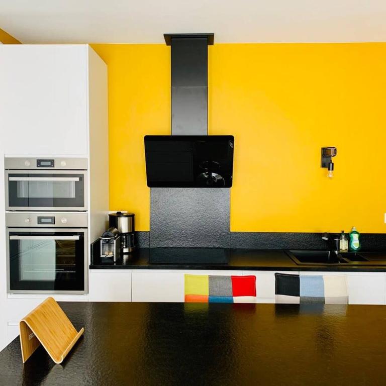 L Olympe Terrasse Parking Wifi - Apartment mit 3 Schlafzimmern und Meerblick - 5