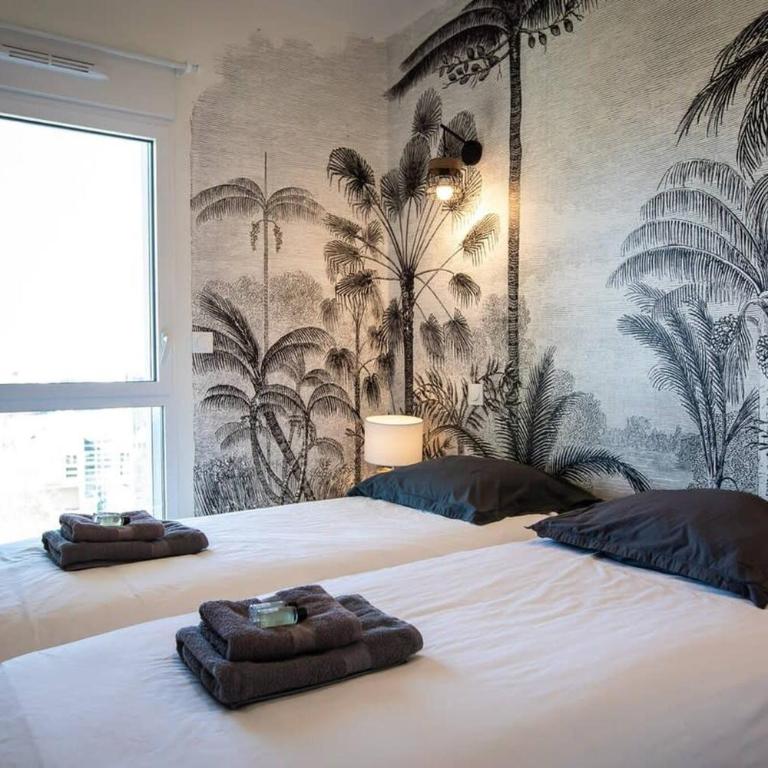 L Olympe Terrasse Parking Wifi - Apartment mit 3 Schlafzimmern und Meerblick - 16