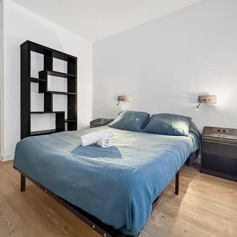 T2 35m2 clim, piscine, balcon et parking privé à 2 pas du port Santa Lucia - Apartment mit 1 Schlafzimmer - 16