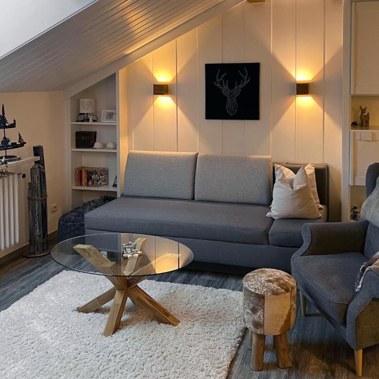 Ferienwohnung Alpenglück mit Schwimmbad und Sauna - Apartment mit 1 Schlafzimmer - 3