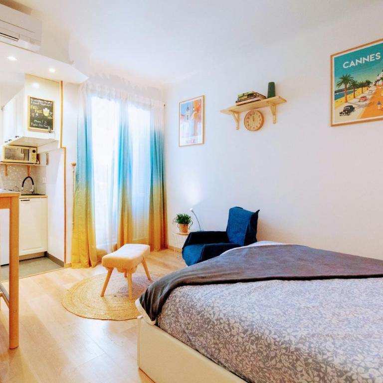Haliviera - Golden Square, 1min from beach - Apartment mit 1 Schlafzimmer - 1