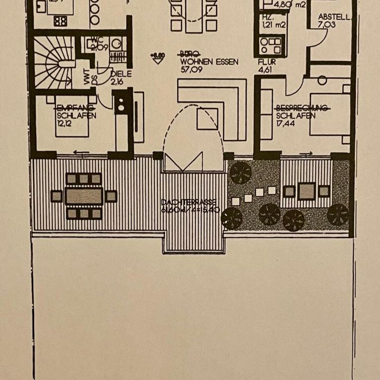 Munich Penthouse with Kitchen, Roofgarden and Parking - Superior Apartment mit 2 Schlafzimmern - 18