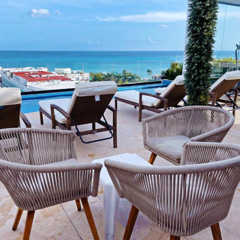 Ocean View Studio en 4th piso, enseguida de 5ta Ave - Studio Apartment with Sea View - 2
