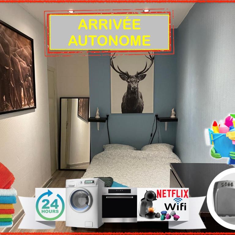 010 CHIC & COSY F1 29m2 HYPERCENTRE WIFI SMART TV NETFLIX - Appartement 1 Chambre - 2