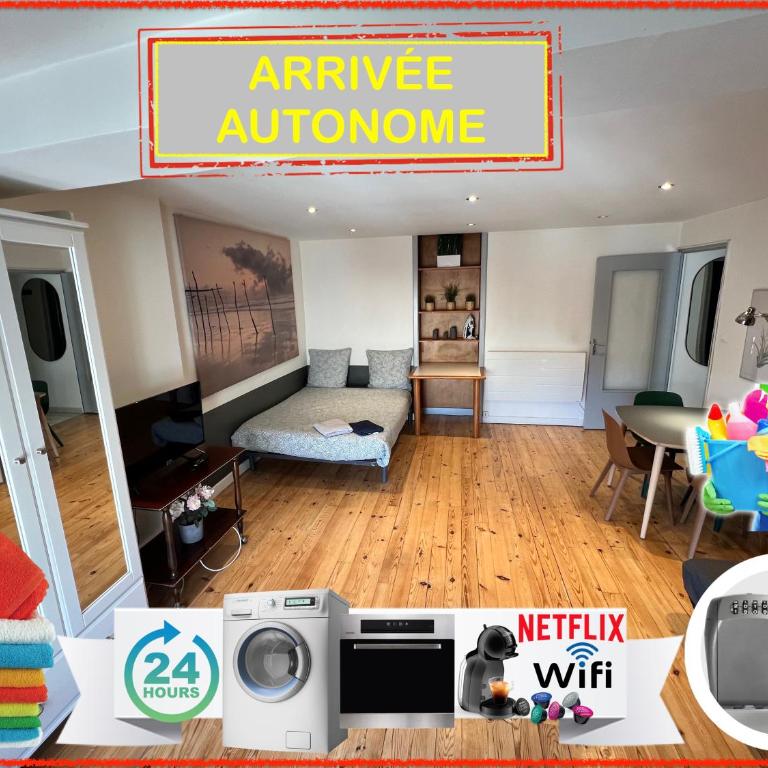 018 CHIC & COSY F1 41m2 HYPERCENTRE WIFI SMART TV NETFLIX - Appartement 1 Chambre - 2