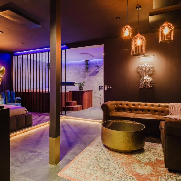 Love Room Les Private Places - Lit King Size et Jacuzzi Privé - Appartamento con 1 Camera da Letto - 16