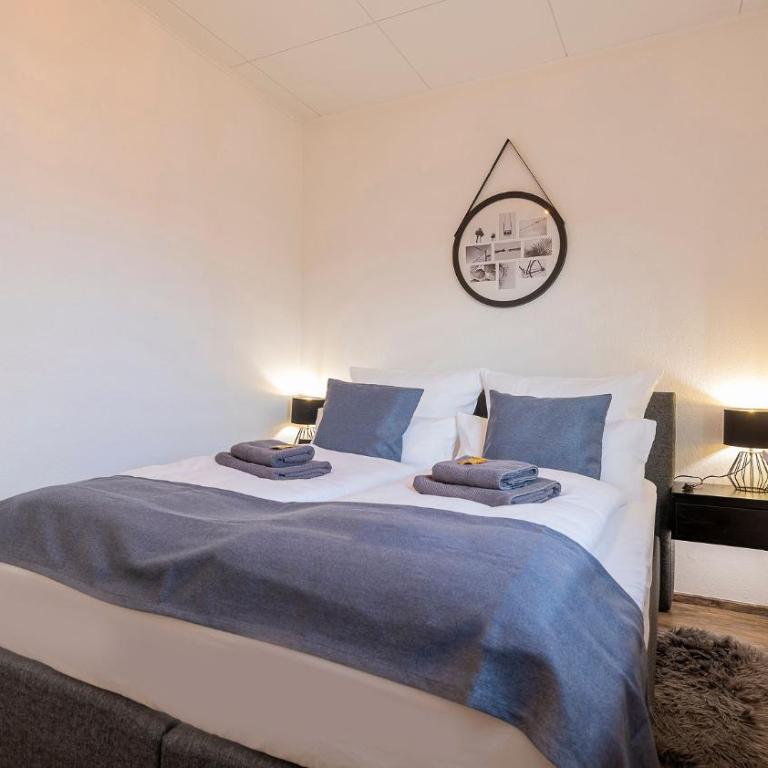 Luxx Home MM, Airport - Parkplatz - Küche - Balkon - Deluxe Apartment mit 3 Schlafzimmern - 18