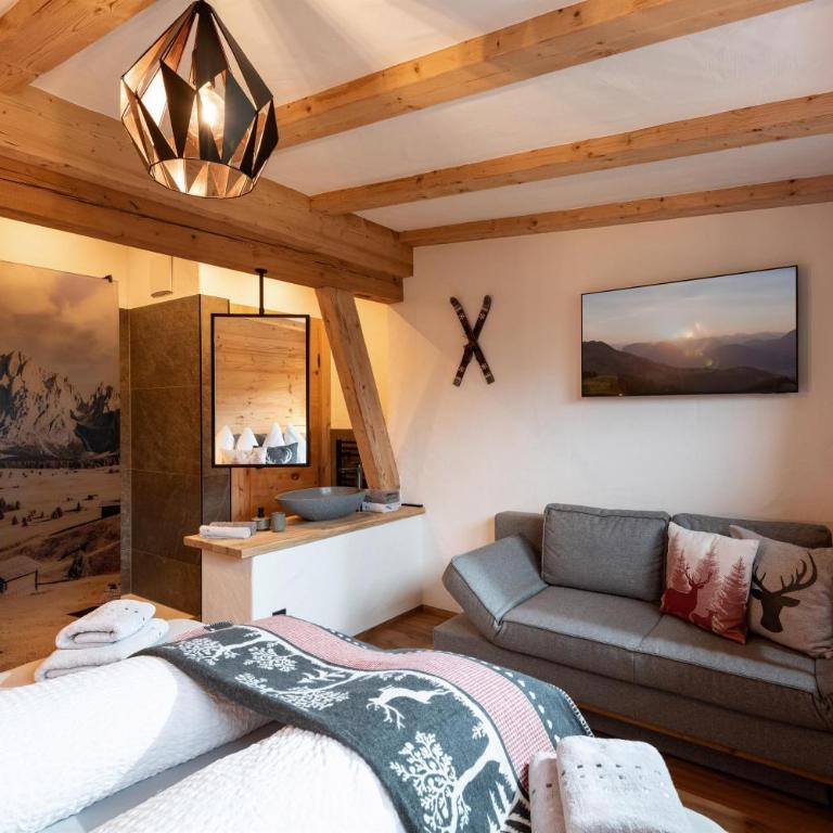 Lodge Kitzbüheler Alpen - Apartment mit 3 Schlafzimmern und Dusche - 9