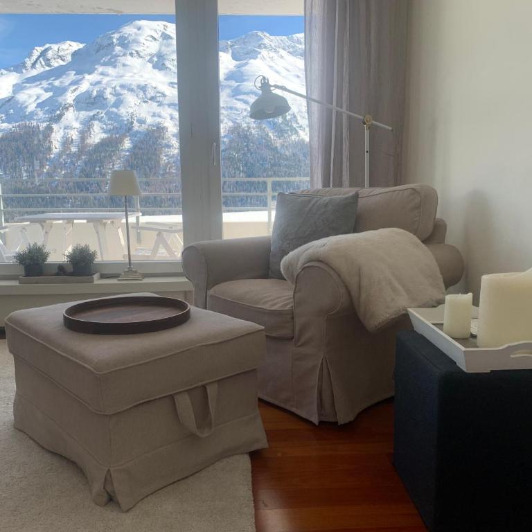 Fantastic Panorama flat in Sankt Moritz - Apartment mit 1 Schlafzimmer - 10