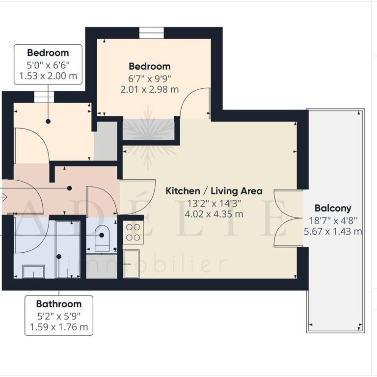 Appartement 2 Pièces Cabine, Centre Station, Proche Remontées, Terrasse Sud, 6 Pers, 2* - FR-1-398-564 - Appartement (6 Adultes) - 11