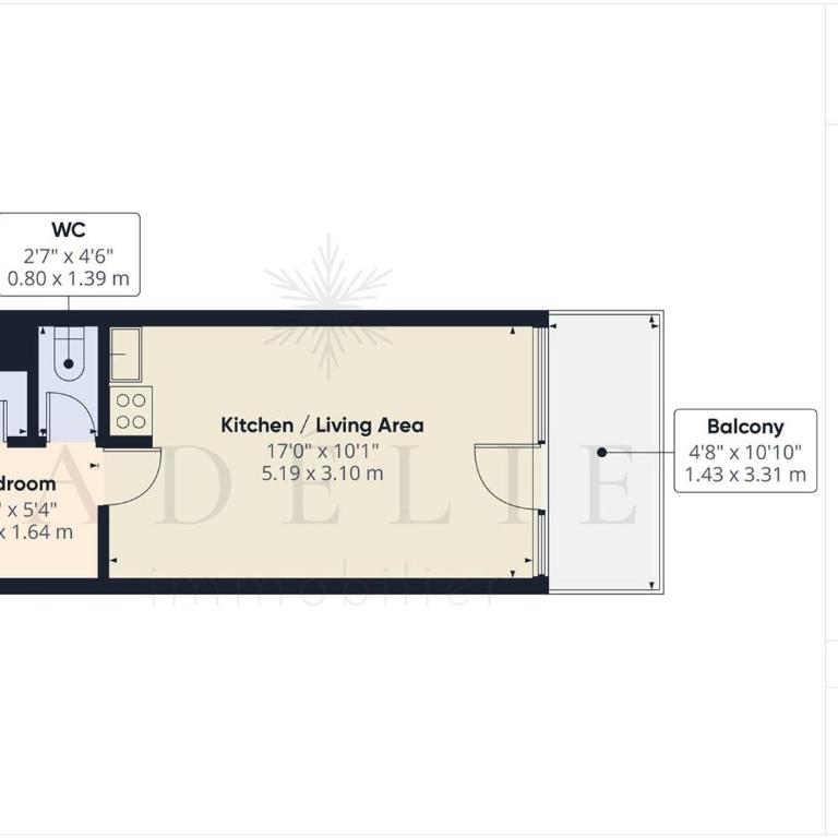 Studio montagne au centre, 4 pers, balcon, proche pistes - FR-1-398-575 - Studio - 9
