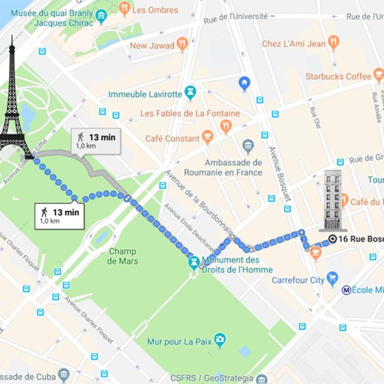 Duplex and private patio at Eiffel Tower - Apartamento de 2 dormitorios - 4