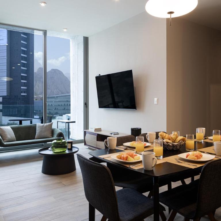 Modern Apartments with Pool and Mountain views - Three-Bedroom Deluxe Apartment - 21
