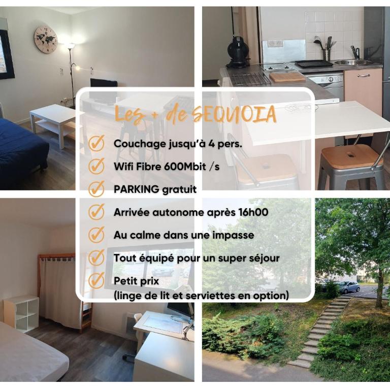 Idéal couple Appartement 1 chambre Cosy et calme pour visiter Nantes - Apartment mit 1 Schlafzimmer - 3