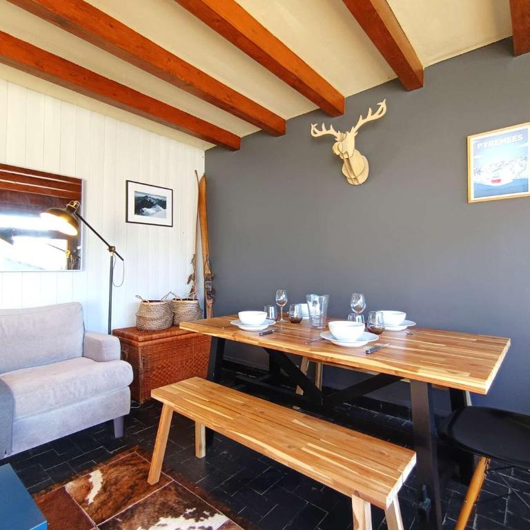 T2 confortable pour 4 pers avec balcon sud et parking à 1700m d'altitude - FR-1-457-362 - Apartment - 3
