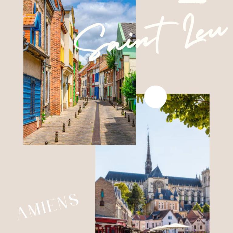 Le Jardin d'Amiens 2 pers 8 min Centre ville & Gare - Appartamento con 1 Camera da Letto - 15