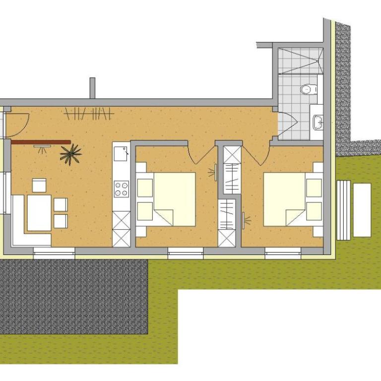 Ferienwohnung Scheimersch - Apartment mit 2 Schlafzimmern - 12